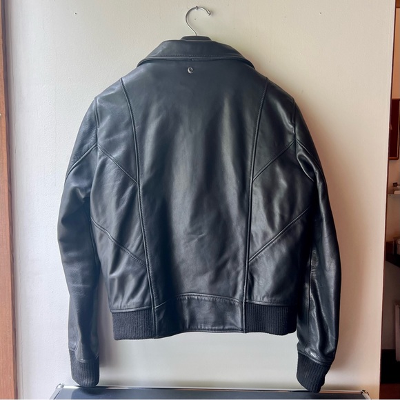 Amazing Vintage Schott Motorcycle Jacket, black leather (size Large) - Picture 3 of 5